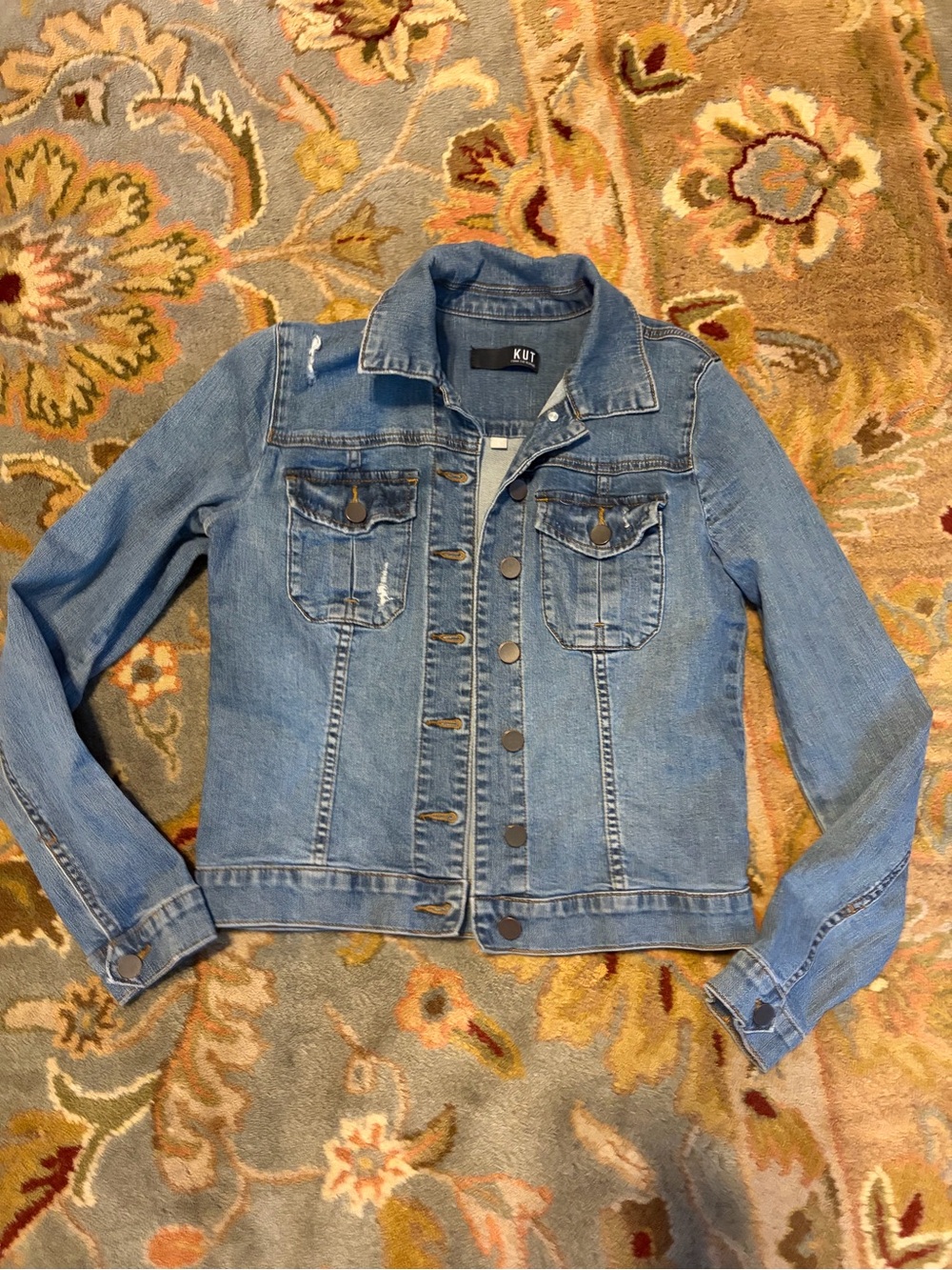 Kut from the Kloth Light Wash Denim Jacket
